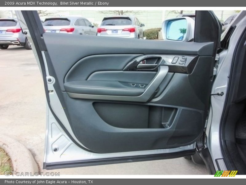 Billet Silver Metallic / Ebony 2009 Acura MDX Technology