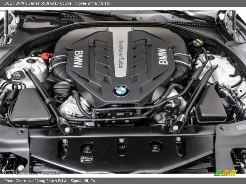  2017 6 Series 650i Gran Coupe Engine - 4.4 Liter DI TwinPower Turbocharged DOHC 32-Valve VVT V8