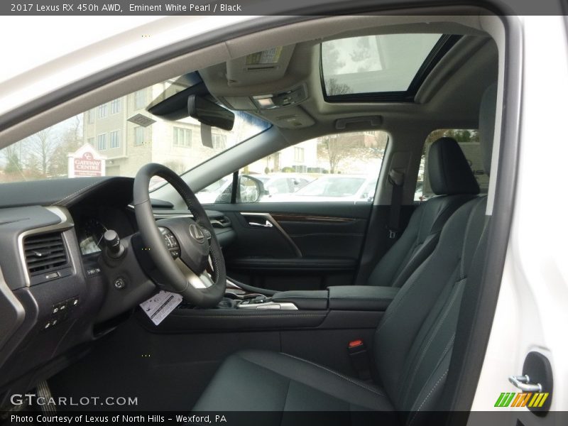 Front Seat of 2017 RX 450h AWD
