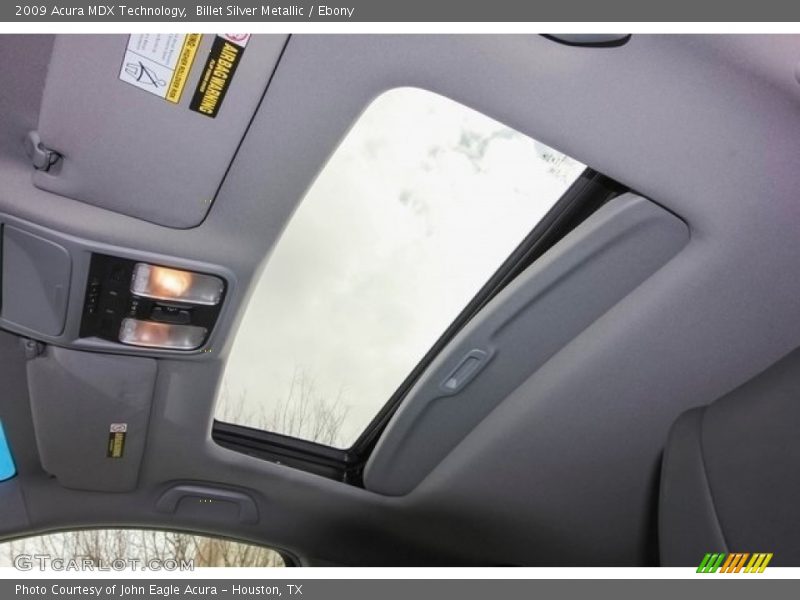Billet Silver Metallic / Ebony 2009 Acura MDX Technology