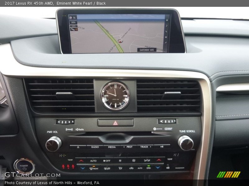 Controls of 2017 RX 450h AWD