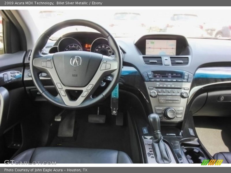 Billet Silver Metallic / Ebony 2009 Acura MDX Technology