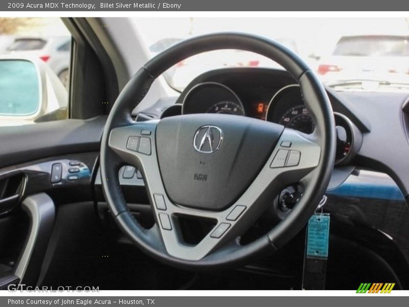 Billet Silver Metallic / Ebony 2009 Acura MDX Technology