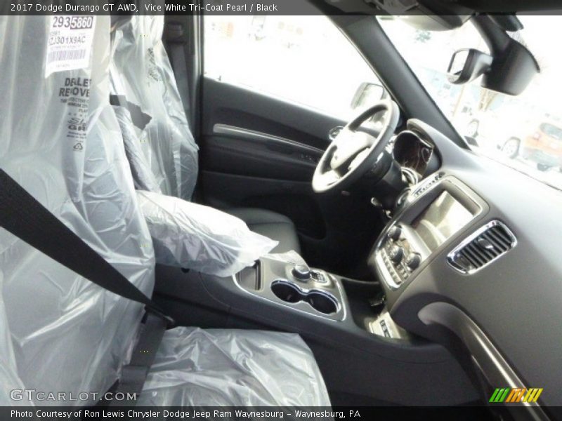 Vice White Tri-Coat Pearl / Black 2017 Dodge Durango GT AWD