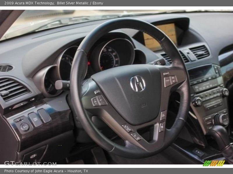 Billet Silver Metallic / Ebony 2009 Acura MDX Technology