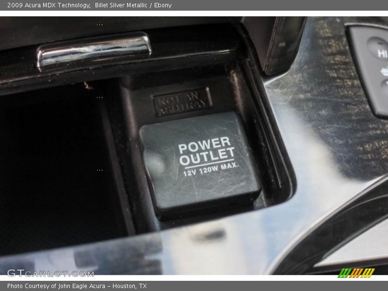 Billet Silver Metallic / Ebony 2009 Acura MDX Technology