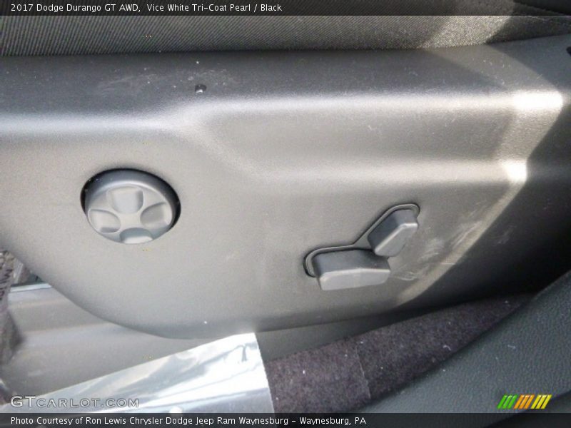 Vice White Tri-Coat Pearl / Black 2017 Dodge Durango GT AWD