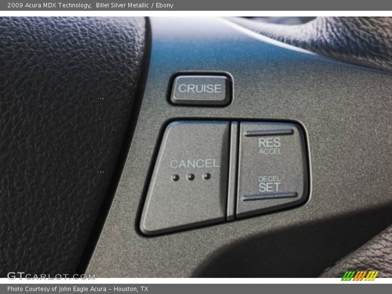 Billet Silver Metallic / Ebony 2009 Acura MDX Technology