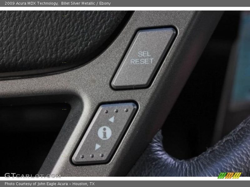 Billet Silver Metallic / Ebony 2009 Acura MDX Technology