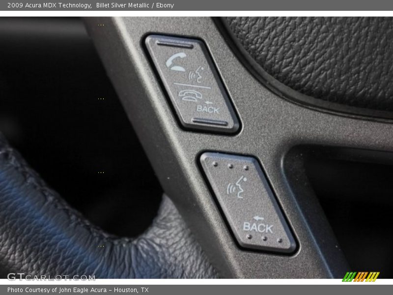 Billet Silver Metallic / Ebony 2009 Acura MDX Technology