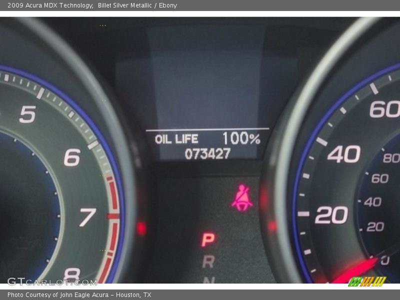 Billet Silver Metallic / Ebony 2009 Acura MDX Technology