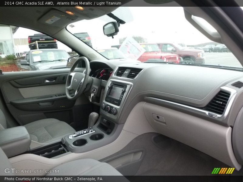 Atlantis Blue Metallic / Light Titanium 2014 GMC Acadia SLE AWD