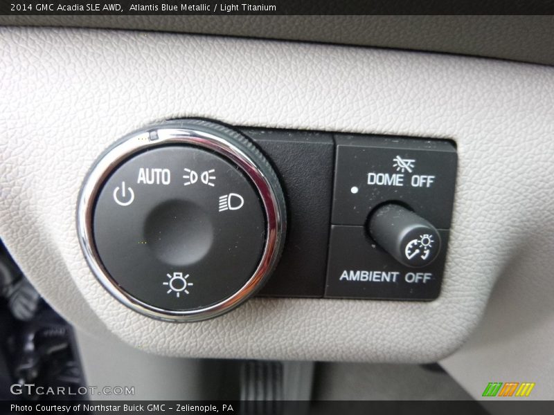 Atlantis Blue Metallic / Light Titanium 2014 GMC Acadia SLE AWD