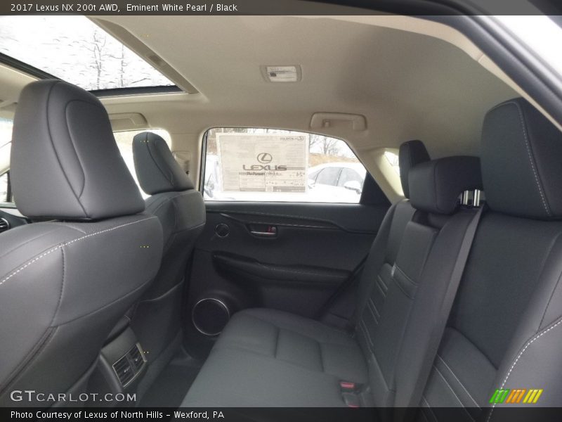 Eminent White Pearl / Black 2017 Lexus NX 200t AWD