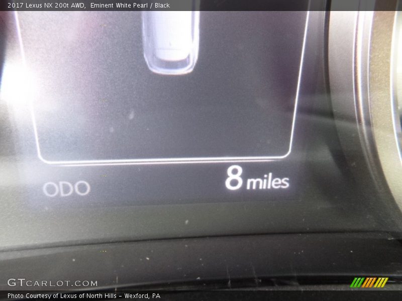 Eminent White Pearl / Black 2017 Lexus NX 200t AWD