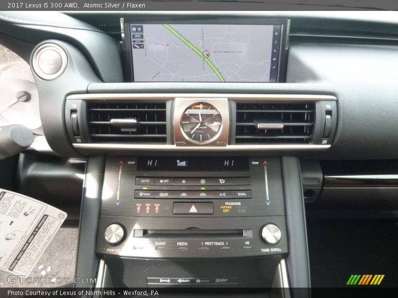 Controls of 2017 IS 300 AWD