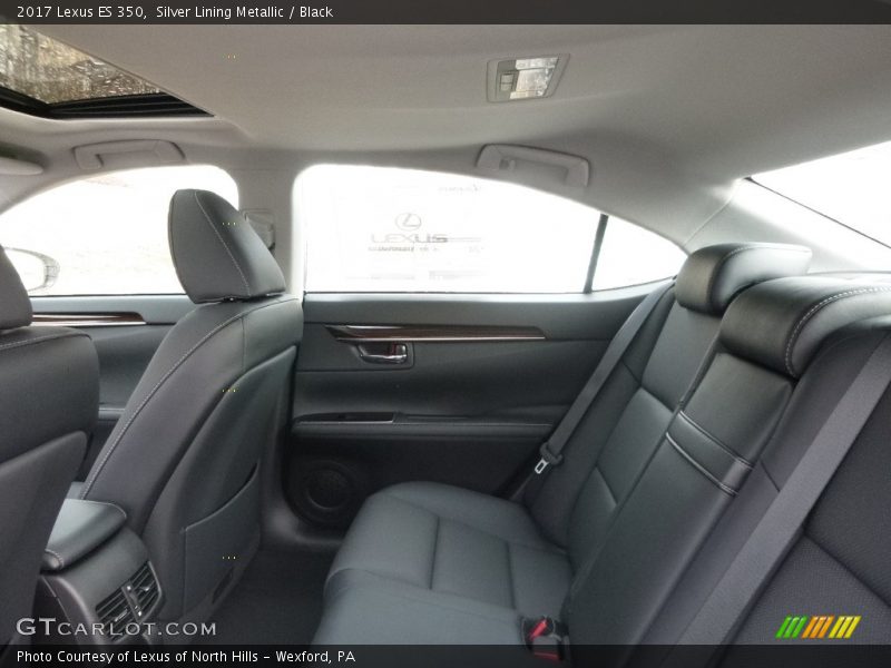 Silver Lining Metallic / Black 2017 Lexus ES 350