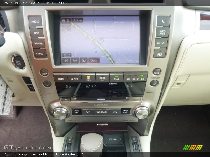 Controls of 2017 GX 460