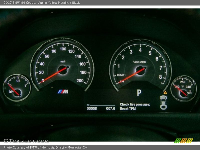  2017 M4 Coupe Coupe Gauges