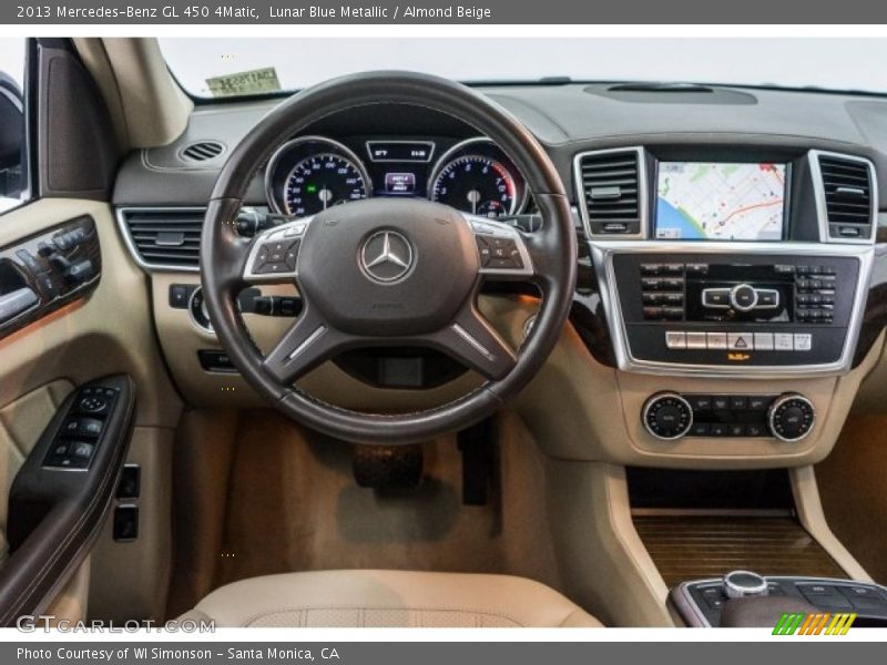 Lunar Blue Metallic / Almond Beige 2013 Mercedes-Benz GL 450 4Matic