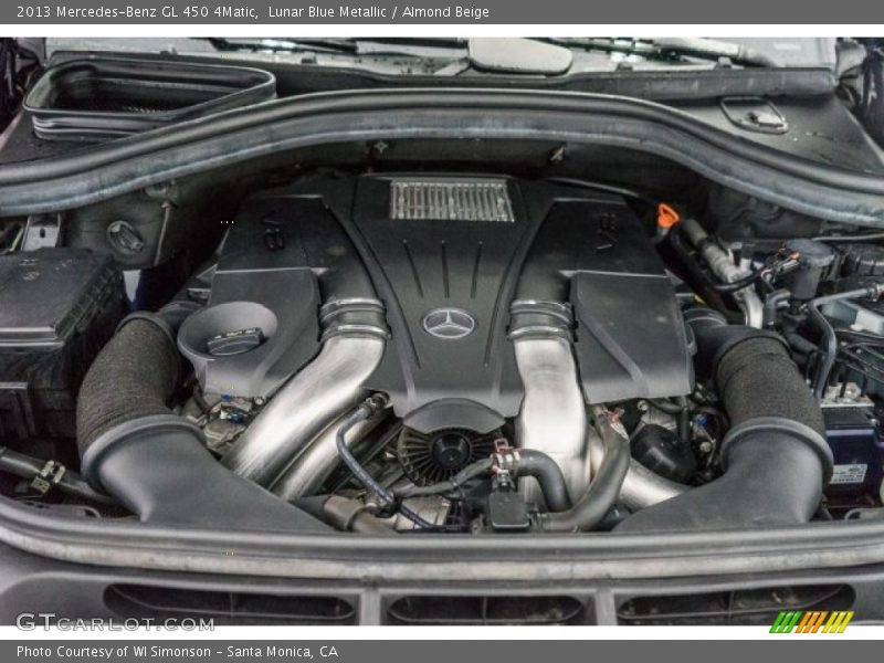 Lunar Blue Metallic / Almond Beige 2013 Mercedes-Benz GL 450 4Matic