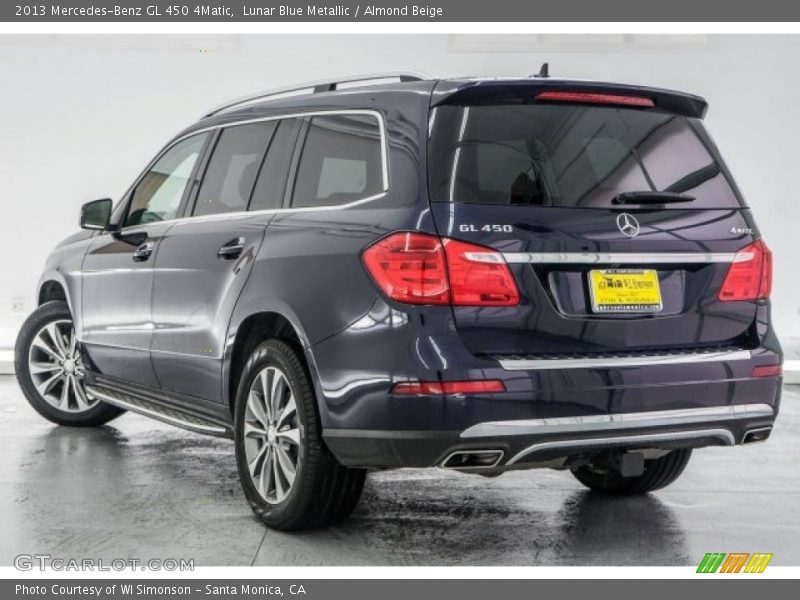 Lunar Blue Metallic / Almond Beige 2013 Mercedes-Benz GL 450 4Matic