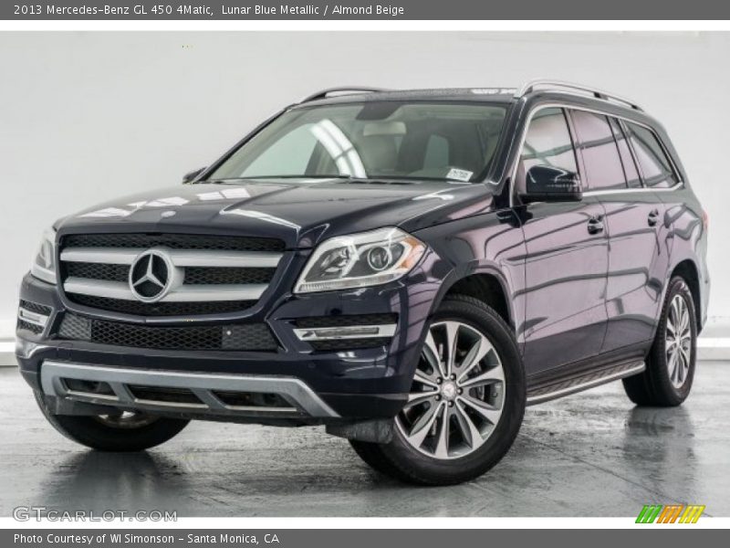 Lunar Blue Metallic / Almond Beige 2013 Mercedes-Benz GL 450 4Matic