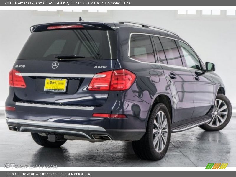 Lunar Blue Metallic / Almond Beige 2013 Mercedes-Benz GL 450 4Matic