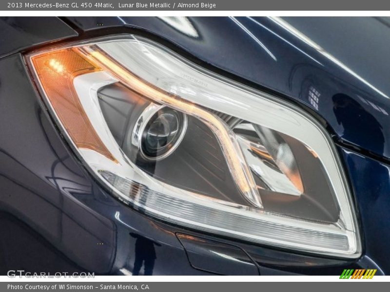 Lunar Blue Metallic / Almond Beige 2013 Mercedes-Benz GL 450 4Matic