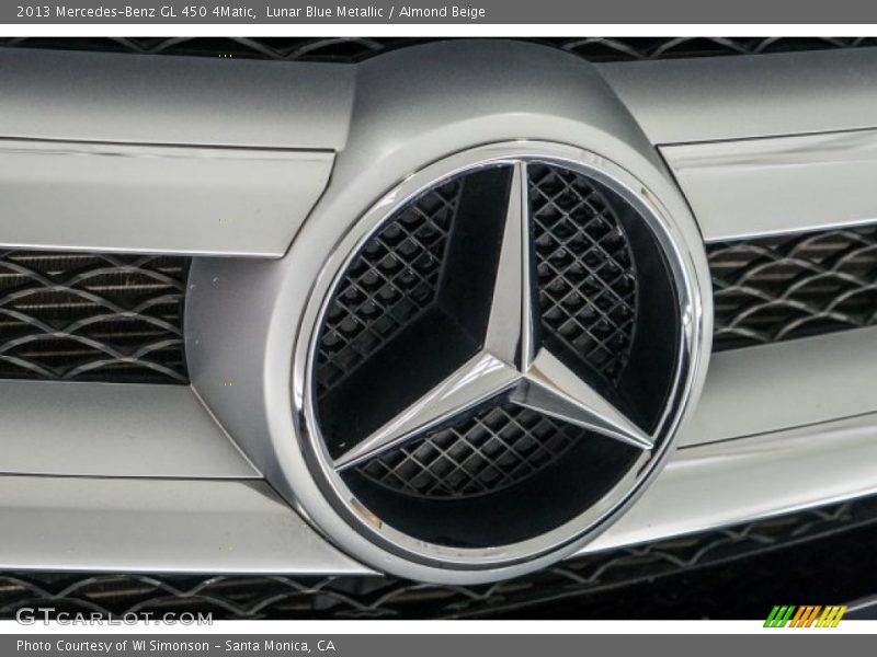 Lunar Blue Metallic / Almond Beige 2013 Mercedes-Benz GL 450 4Matic