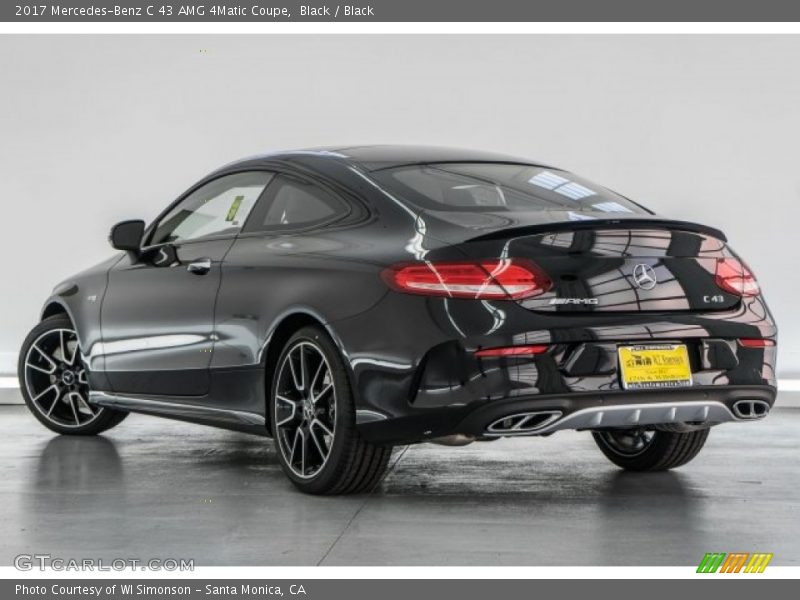 Black / Black 2017 Mercedes-Benz C 43 AMG 4Matic Coupe