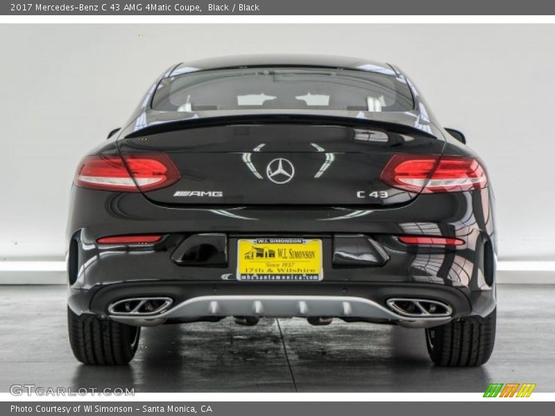 Black / Black 2017 Mercedes-Benz C 43 AMG 4Matic Coupe