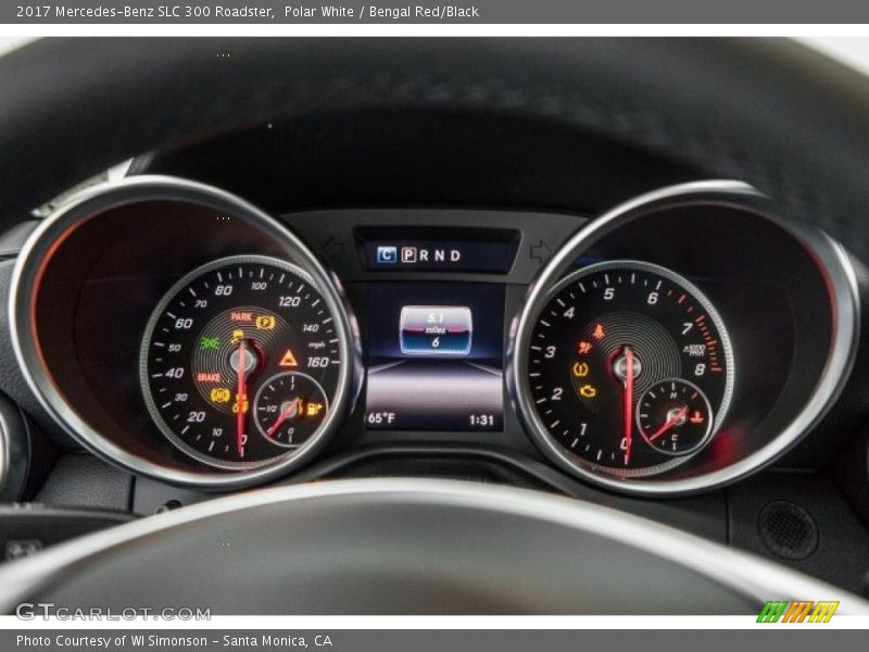  2017 SLC 300 Roadster 300 Roadster Gauges