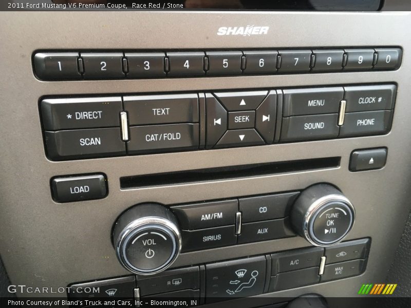 Race Red / Stone 2011 Ford Mustang V6 Premium Coupe