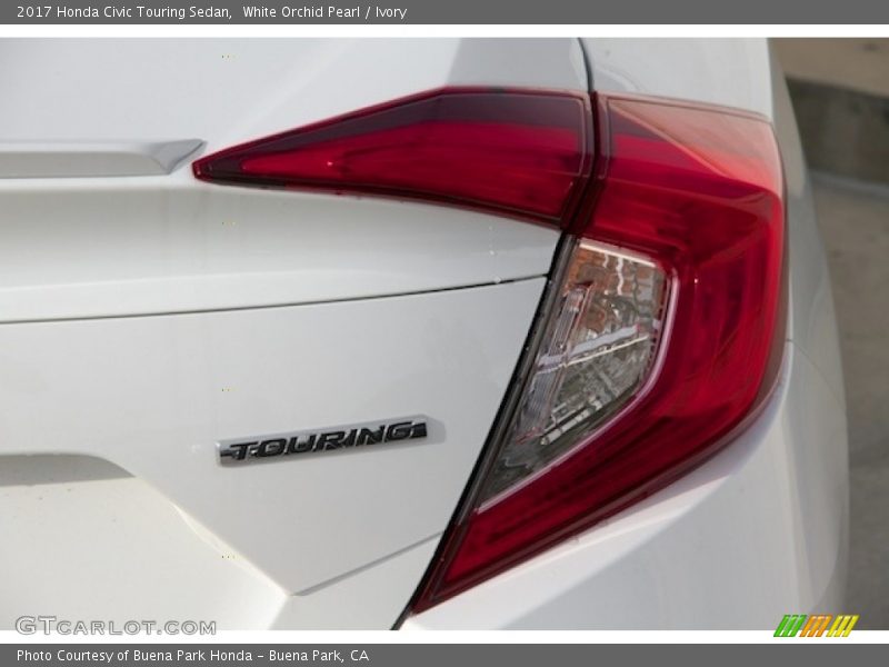 White Orchid Pearl / Ivory 2017 Honda Civic Touring Sedan