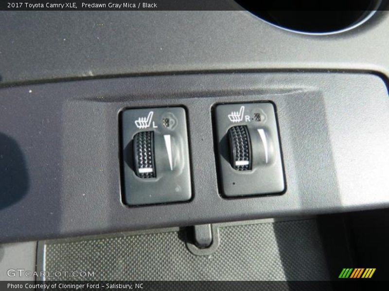 Predawn Gray Mica / Black 2017 Toyota Camry XLE