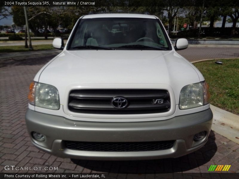 Natural White / Charcoal 2004 Toyota Sequoia SR5