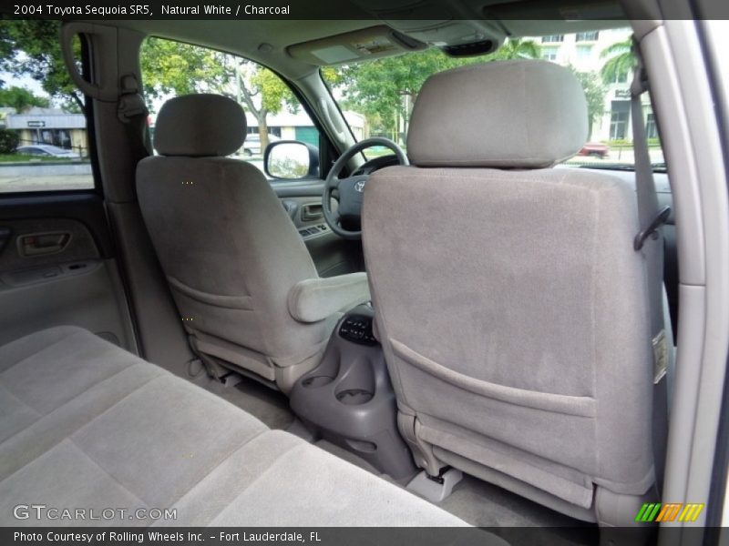 Natural White / Charcoal 2004 Toyota Sequoia SR5