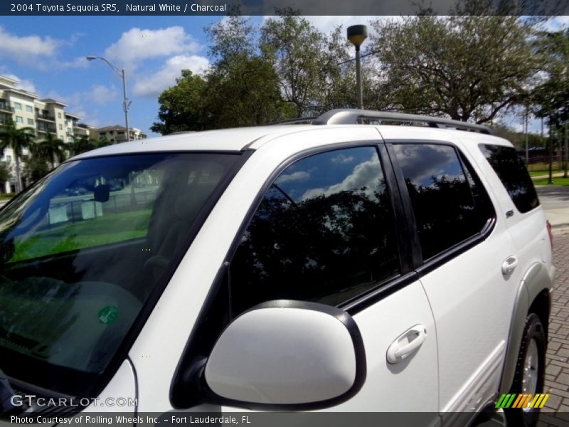 Natural White / Charcoal 2004 Toyota Sequoia SR5