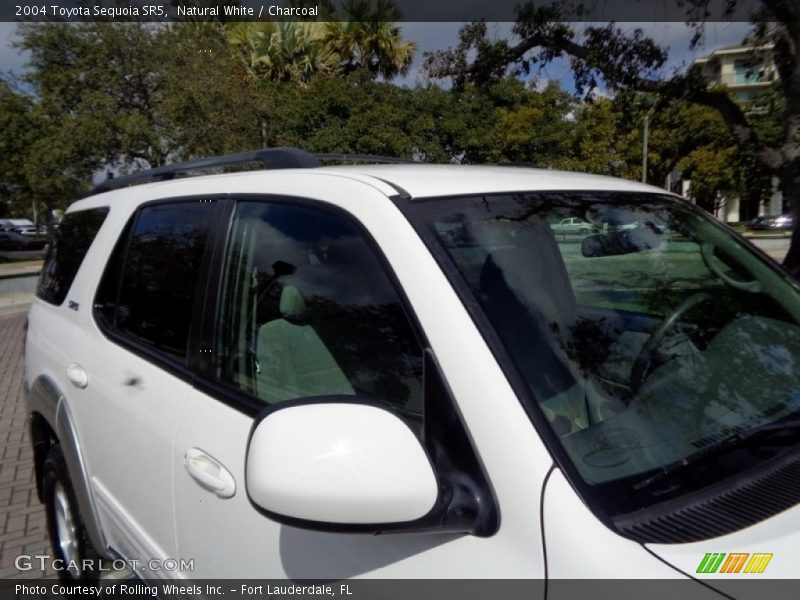 Natural White / Charcoal 2004 Toyota Sequoia SR5