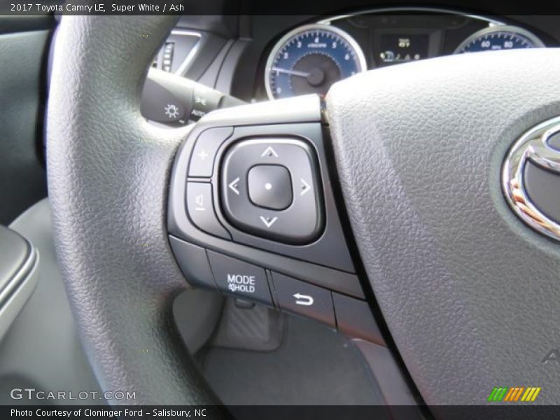 Super White / Ash 2017 Toyota Camry LE