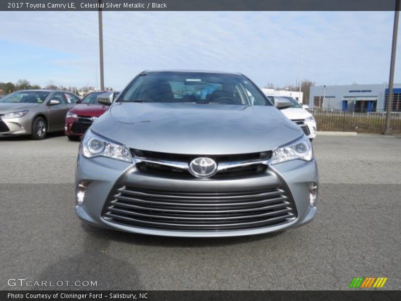 Celestial Silver Metallic / Black 2017 Toyota Camry LE