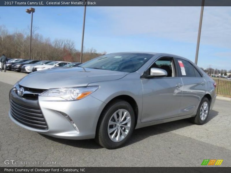 Celestial Silver Metallic / Black 2017 Toyota Camry LE