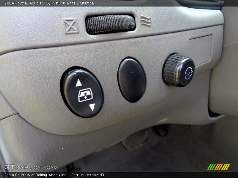 Natural White / Charcoal 2004 Toyota Sequoia SR5