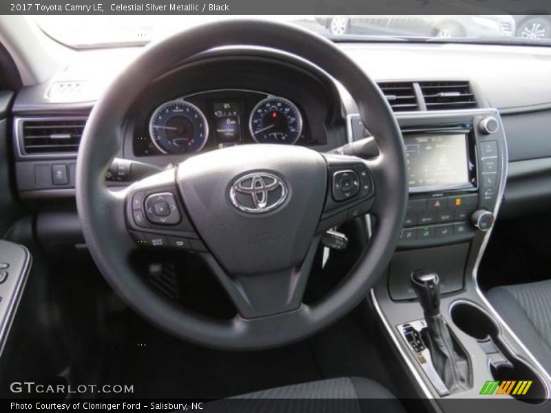 Celestial Silver Metallic / Black 2017 Toyota Camry LE
