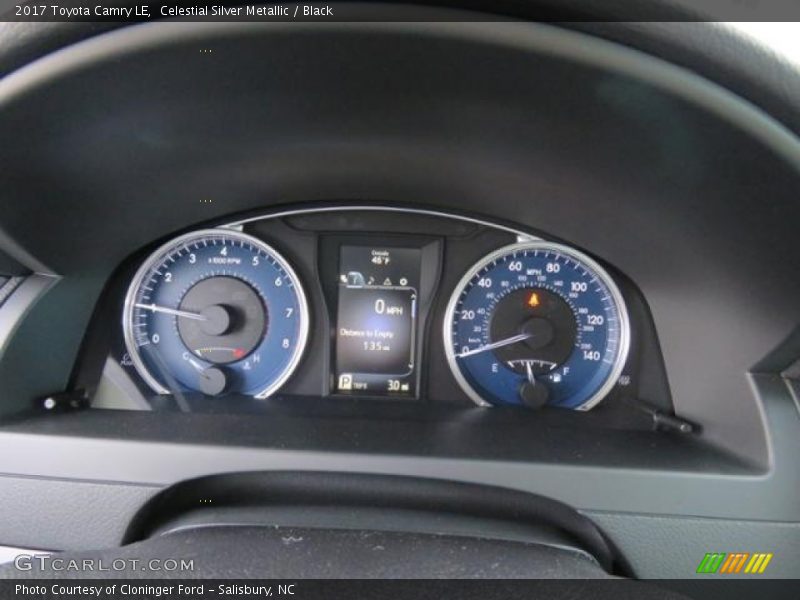 Celestial Silver Metallic / Black 2017 Toyota Camry LE