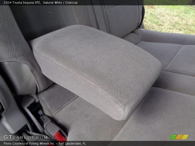 Natural White / Charcoal 2004 Toyota Sequoia SR5