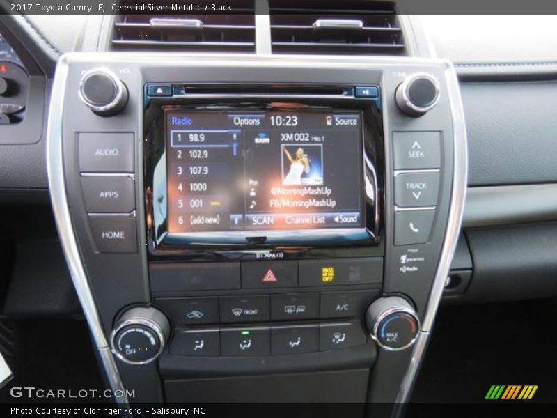 Celestial Silver Metallic / Black 2017 Toyota Camry LE