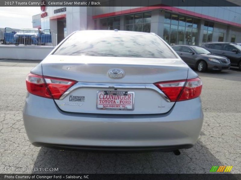 Celestial Silver Metallic / Black 2017 Toyota Camry LE