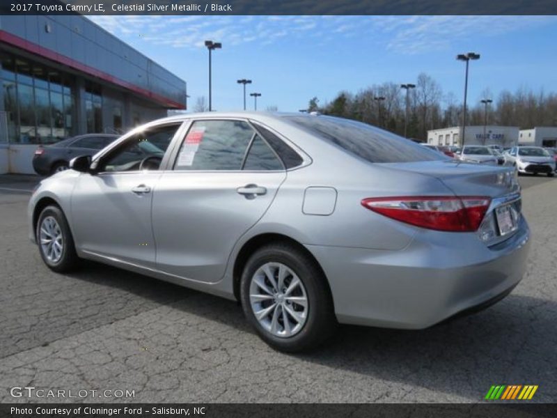 Celestial Silver Metallic / Black 2017 Toyota Camry LE